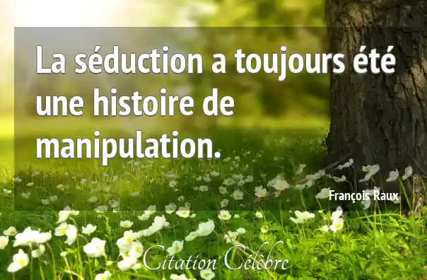 Citation Histoire, Seduction & Ete (François Raux - Phrase n°42597